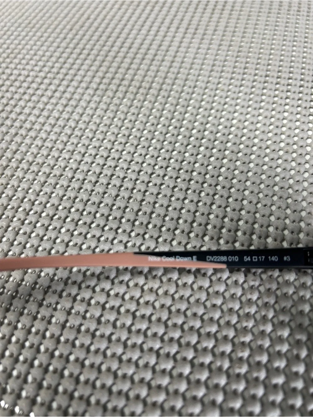 Nike Women's Black Frame Glasses with Coral Temple Tips